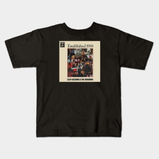 Cliff Richard and The Shadows Established 1958 Album Cover. Kids T-Shirt